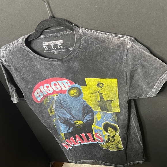 The Notorious B I G Shirts Tops Iconic Biggie Smalls Big Graphic M 